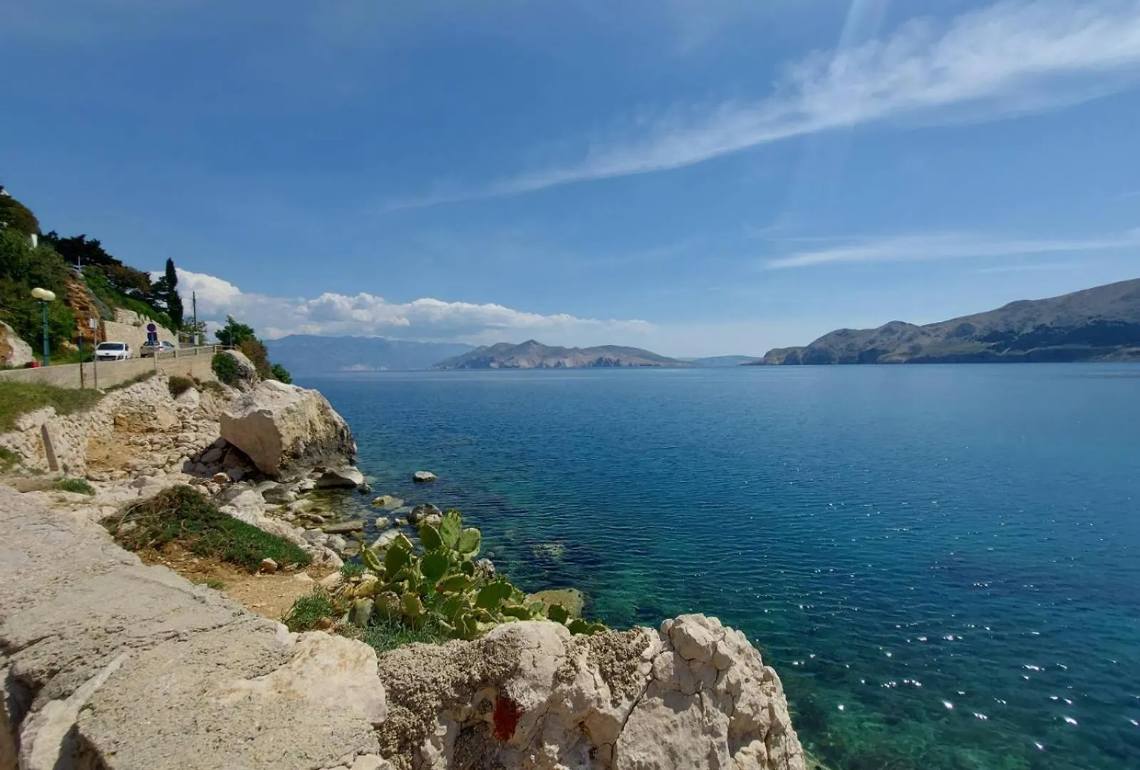 아파트 Beach Villa Baska 크로아티아